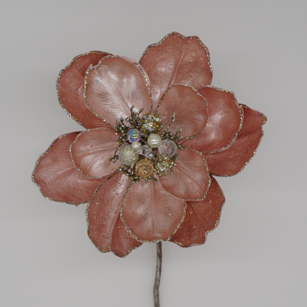 Dusty Rose Glitter Magnolia