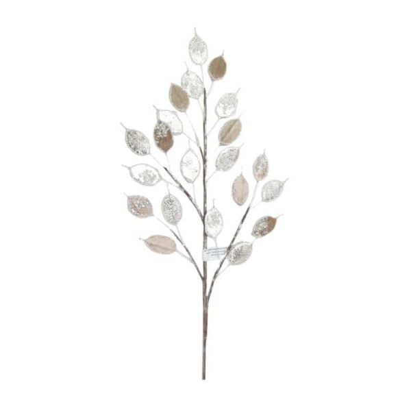 Champagne Snowy Money Plant Spray