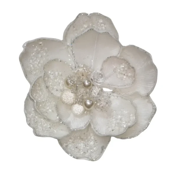 Icy White Magnolia Stem