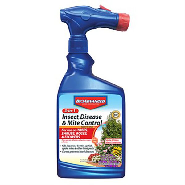 3 in 1 Insect, Disease and Mite Control, 32 ounce hose end sprayer