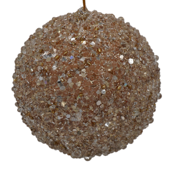Copper and Rose Gold Christmas Ornament