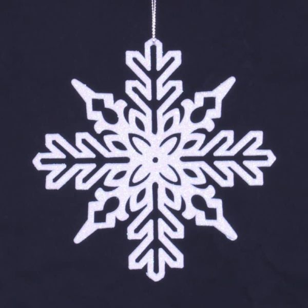 White Iridescent Snowflake