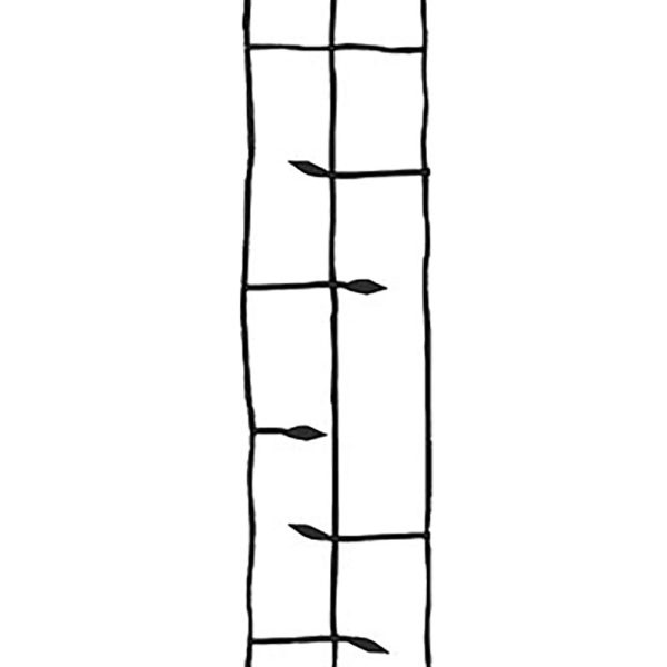 Narrow Twig Trellis with Leaves